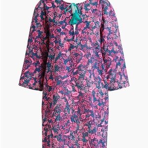 J. Crew Floral Printed Beach Tunic Coverup